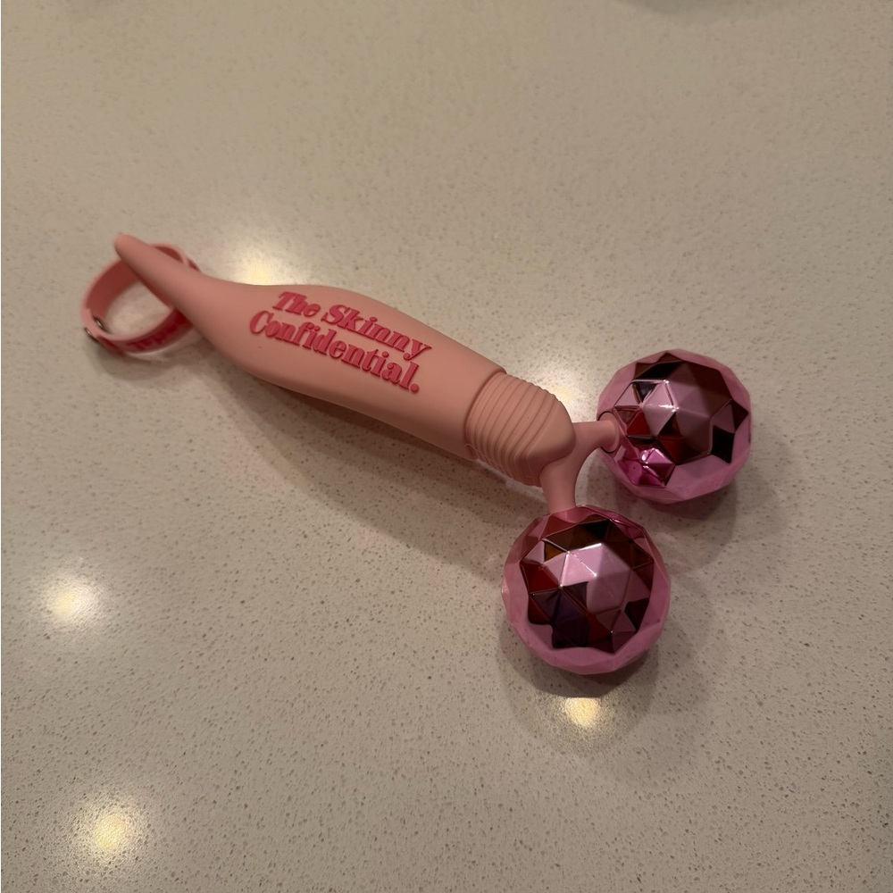 The Skinny Confidential The Pink Balls Facial Massager Roller